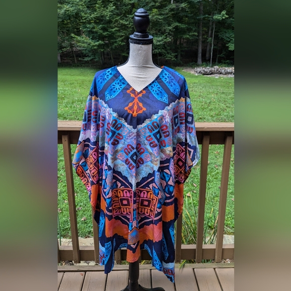 Kaftan/Beach Cover Up/Dress One Size - Picture 2 of 5